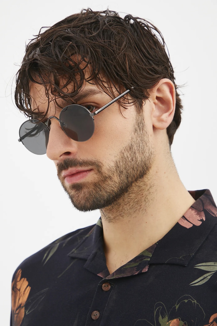 Medicine ochelari de soare culoarea negru