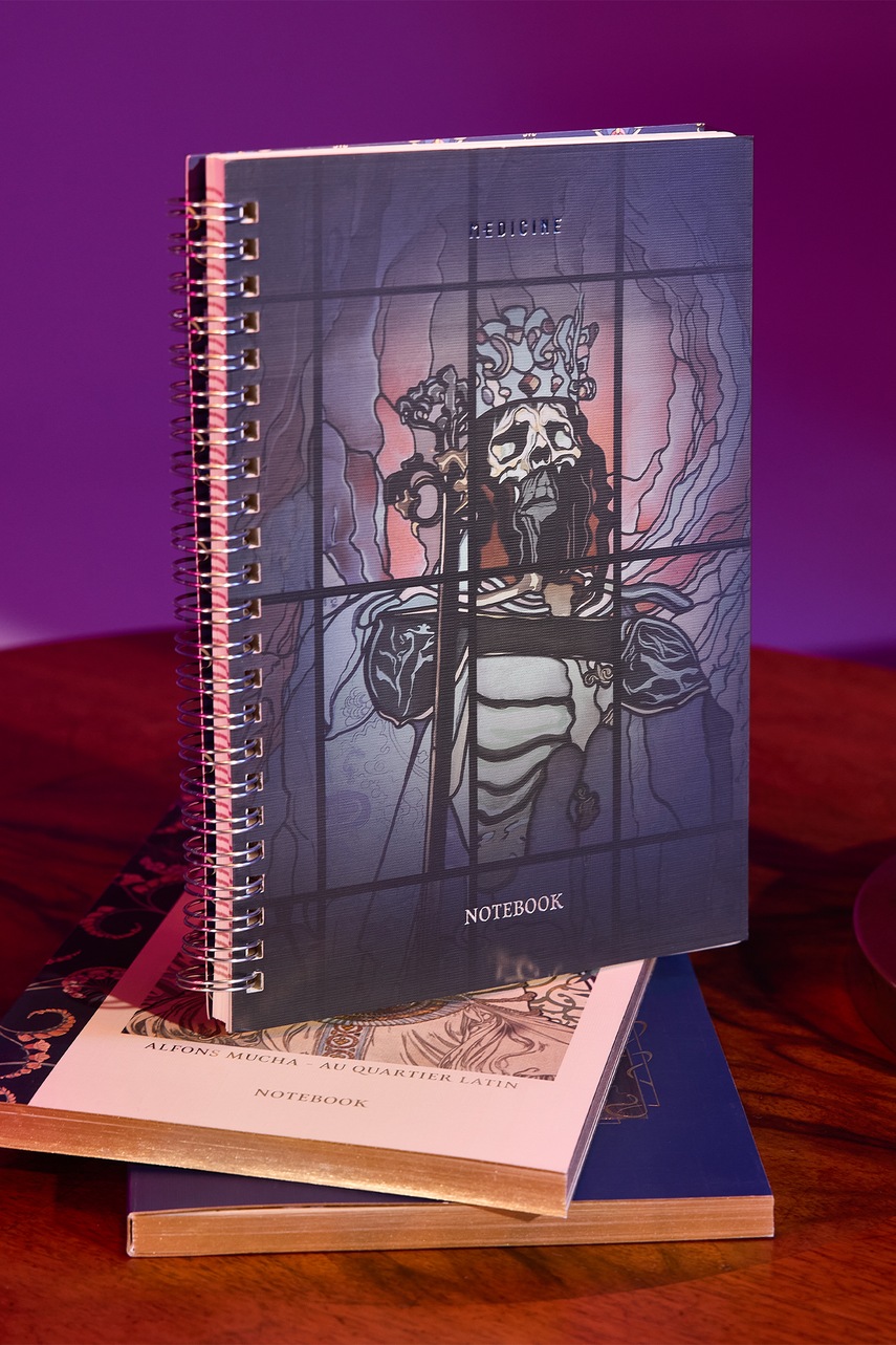 Medicine caiet cu spirală culoarea negru