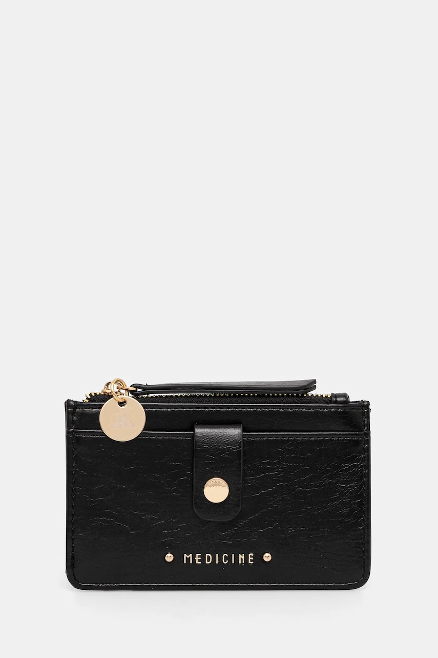 Medicine card holder femei, culoarea negru