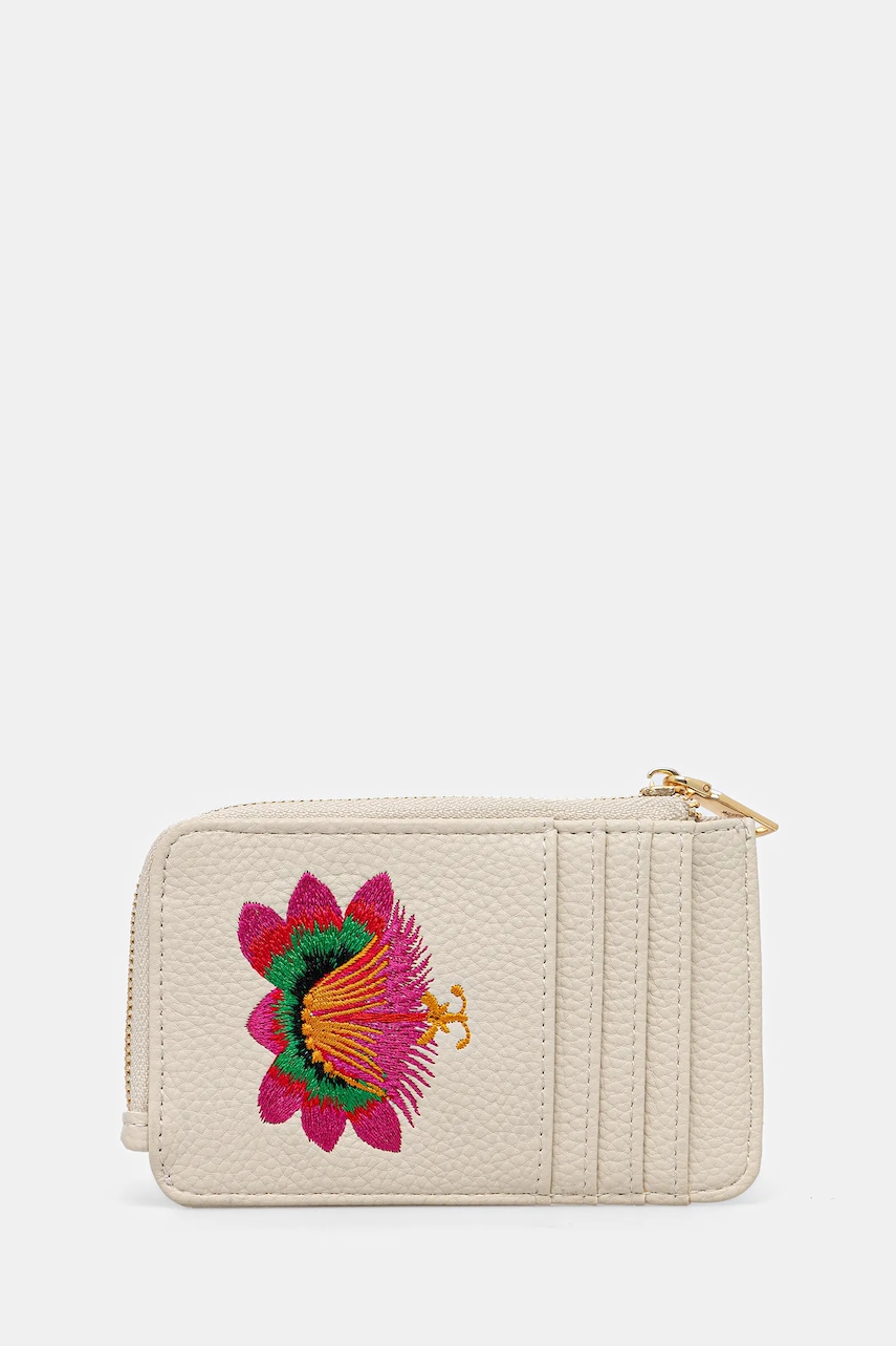 Medicine card holder femei, culoarea bej