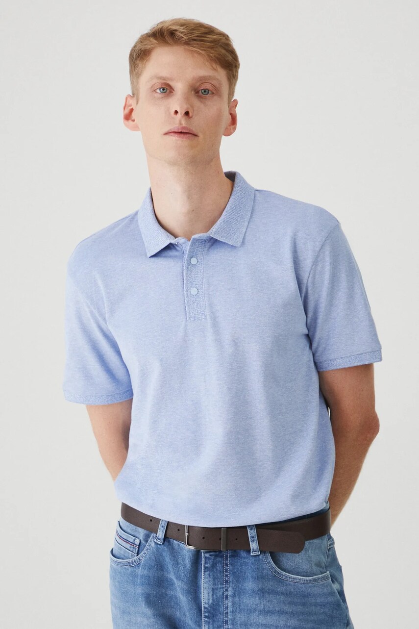 Medicine tricou polo barbati, melanj