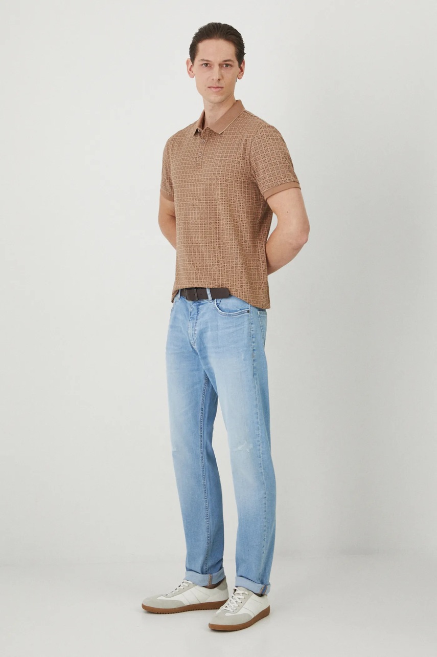 Поло Medicine мужской цвет бежевый