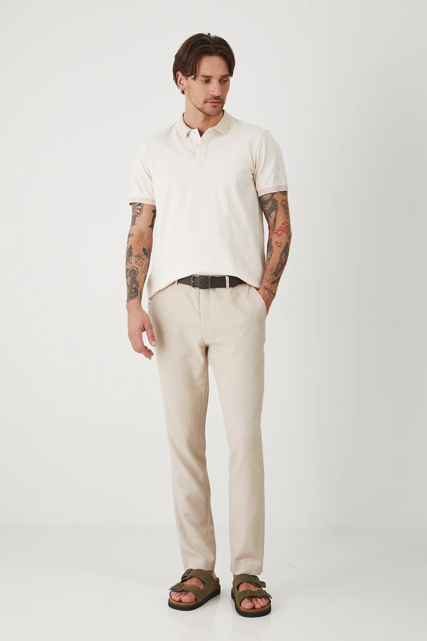 Поло Medicine цвет бежевый меланж