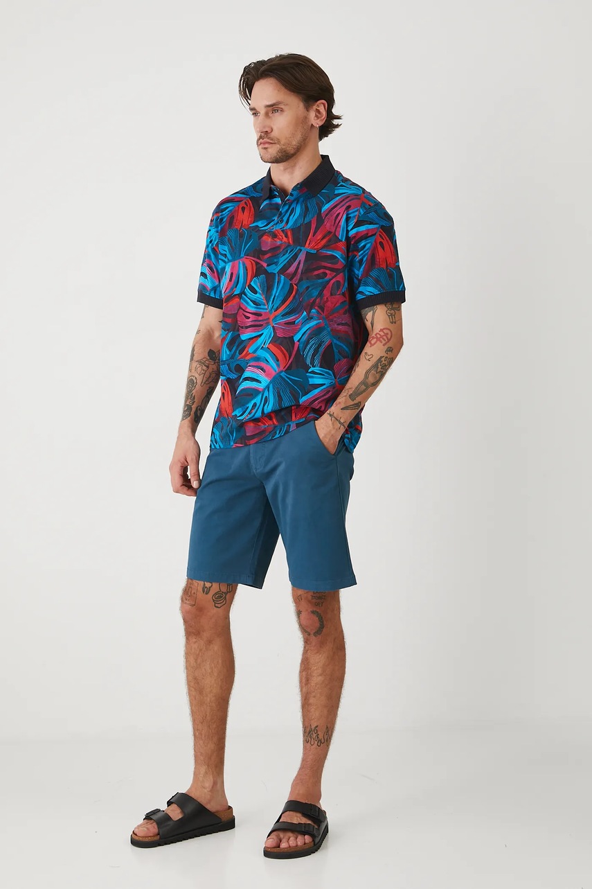 Поло Medicine цвет чёрный узор