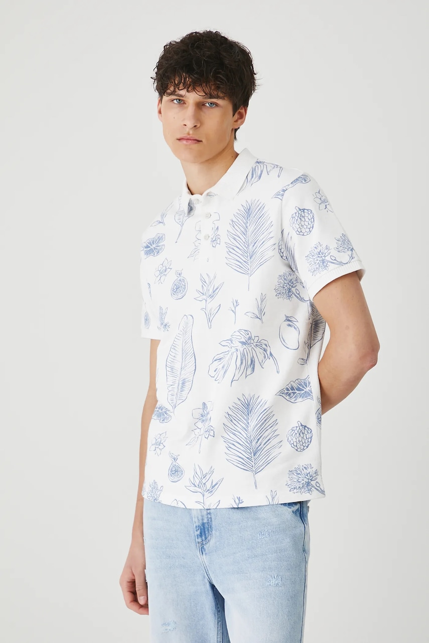 Medicine polo de bumbac culoarea alb, modelator