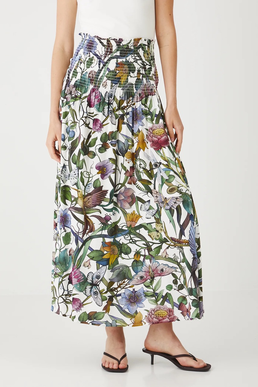 Юбка Medicine цвет бежевый maxi расклешённая