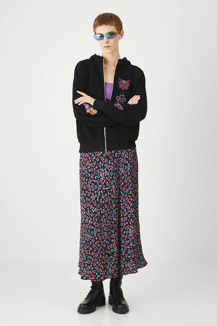 Юбка Medicine цвет чёрный maxi расклешённая
