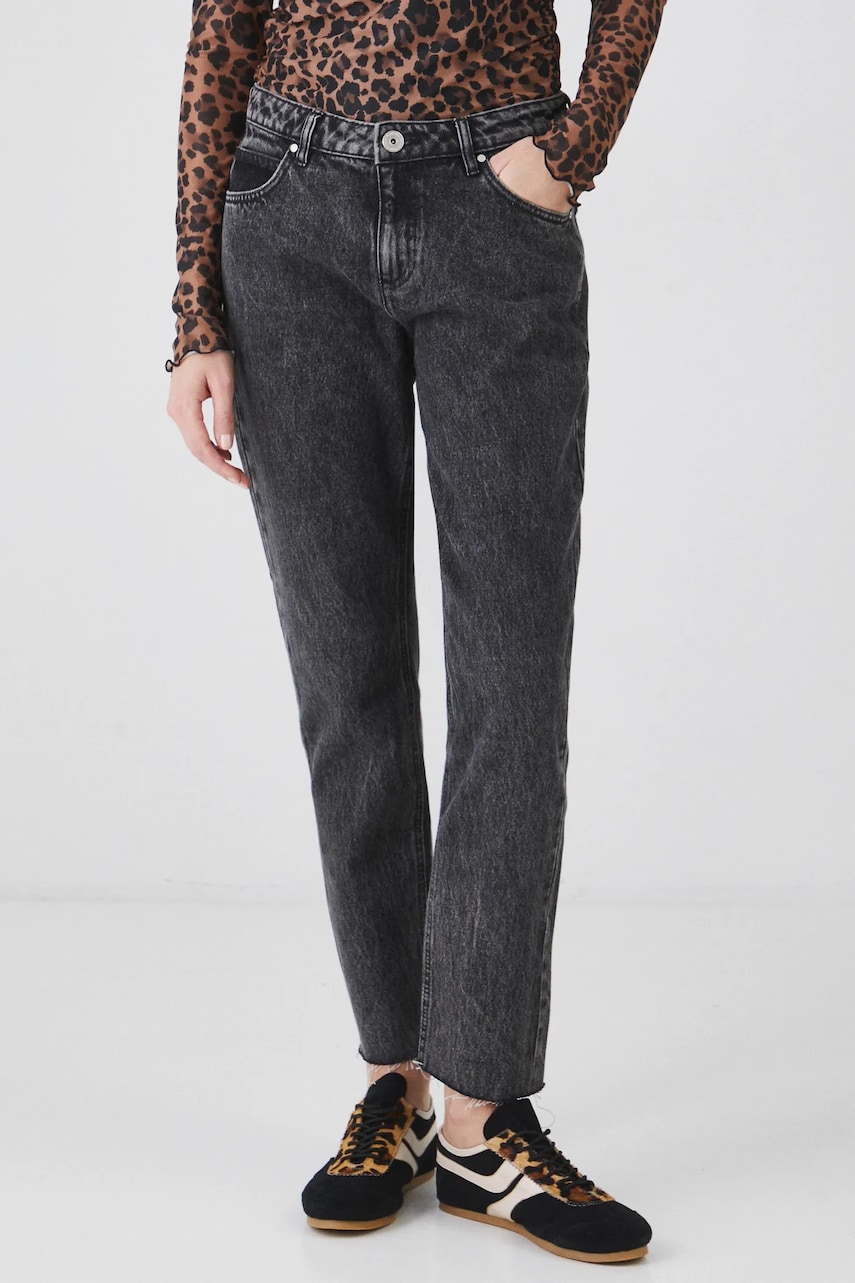 Medicine blugi din bumbac culoarea negru
