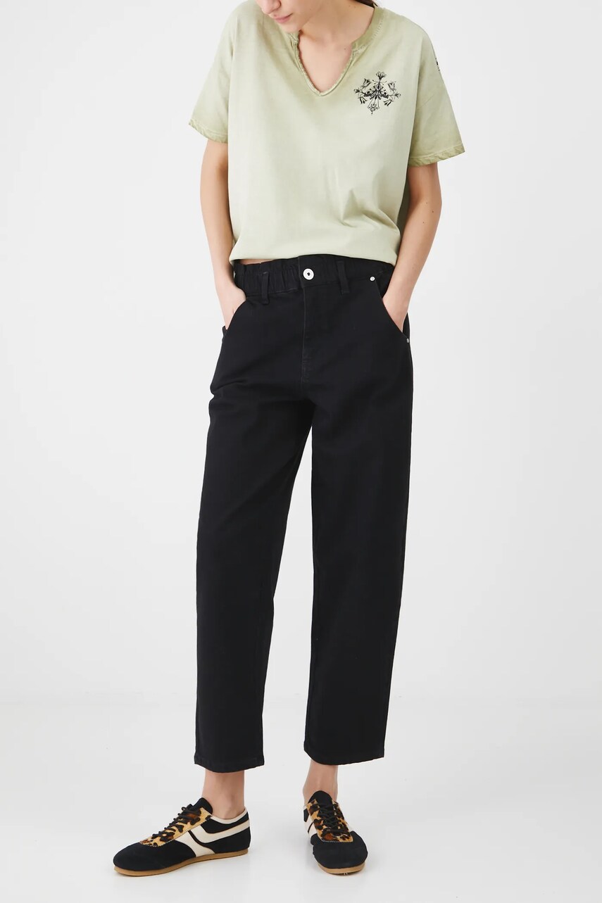 Medicine jeansi femei, culoarea negru