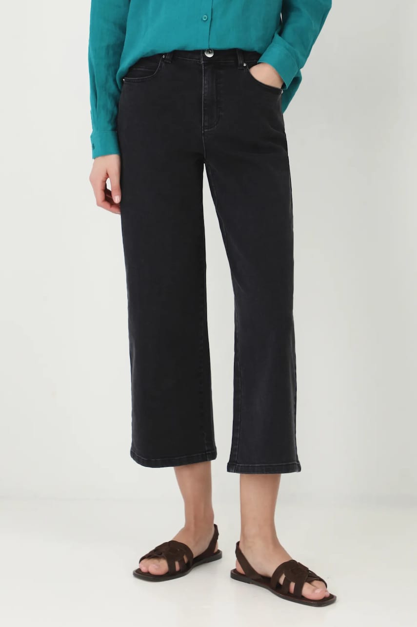 Medicine jeansi femei, culoarea negru