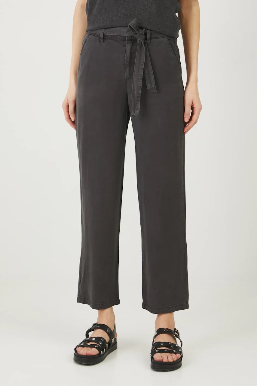 Medicine pantaloni femei, culoarea gri, drept, medium waist Medicine pantaloni femei, culoarea gri, drept, medium waist