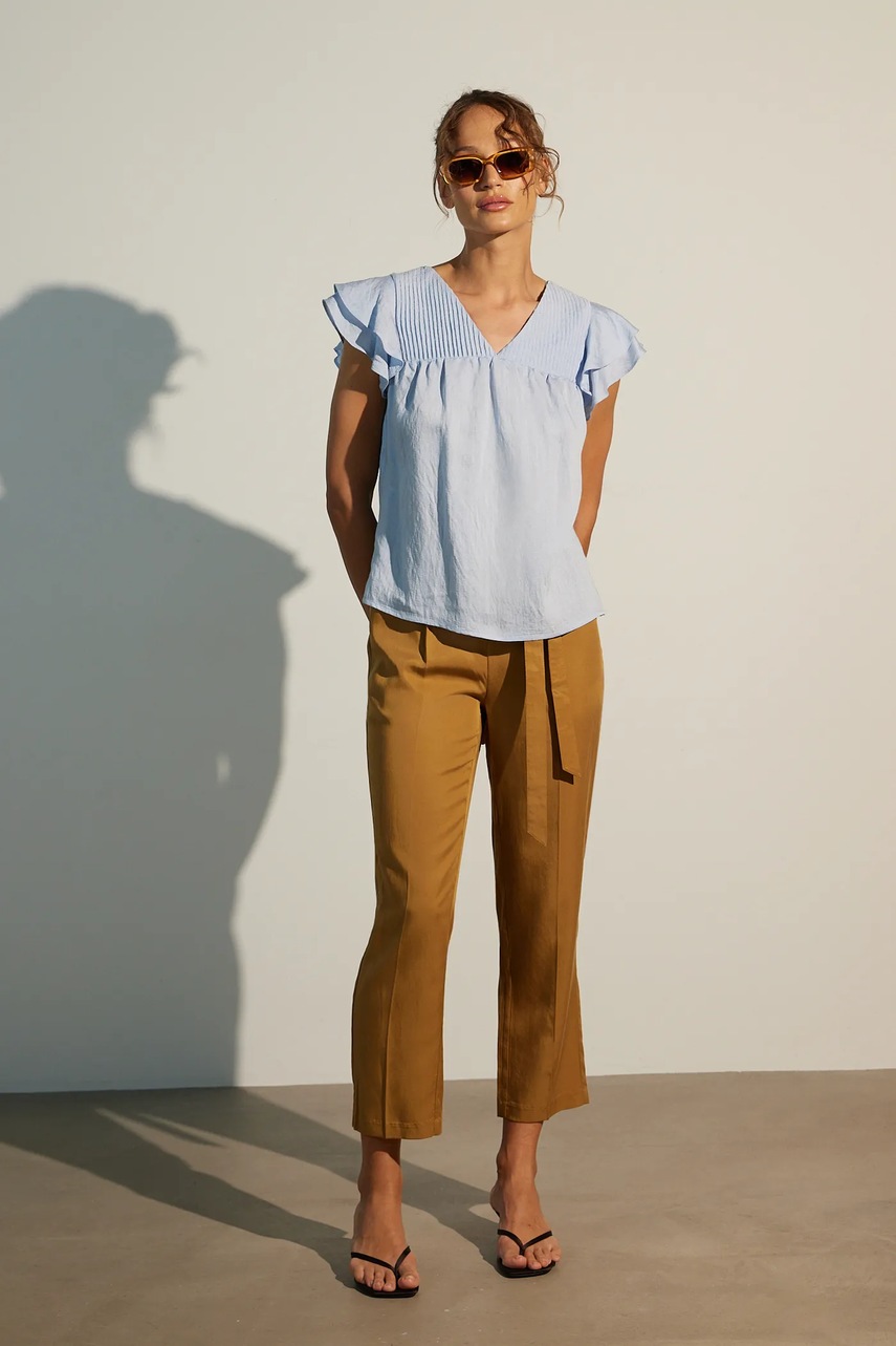 Брюки Medicine цвет коричневый chinos средняя посадка