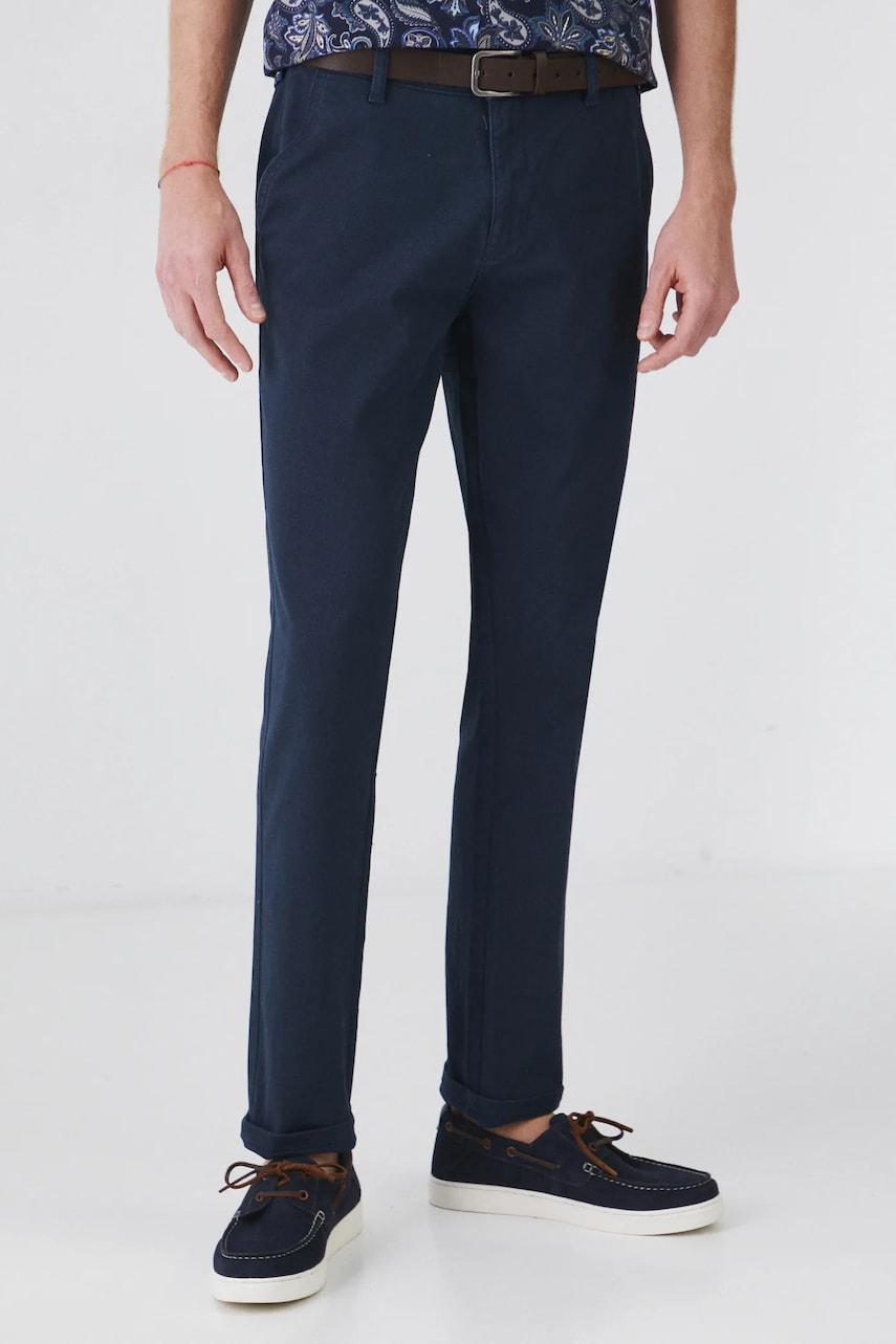 Medicine pantaloni barbati, culoarea albastru marin, mulata Medicine pantaloni barbati, culoarea albastru marin, mulata