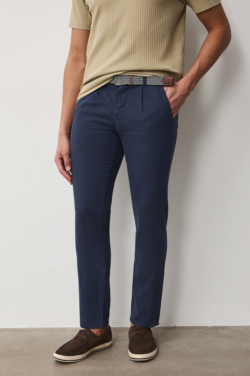 Medicine pantaloni din in