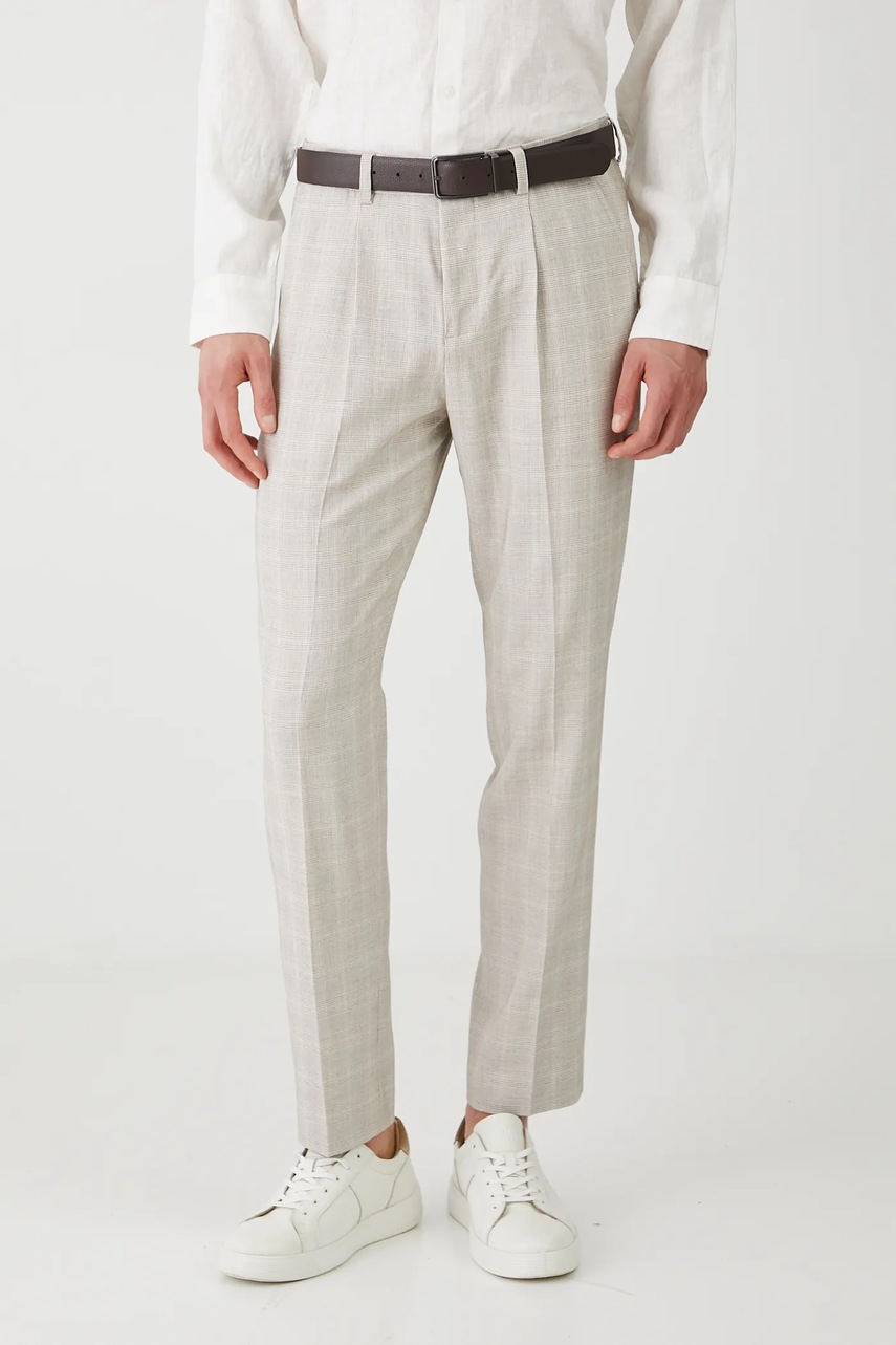 Брюки Medicine цвет бежевый прямая