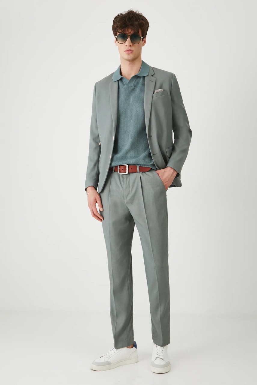 Брюки Medicine цвет зелёный прямая