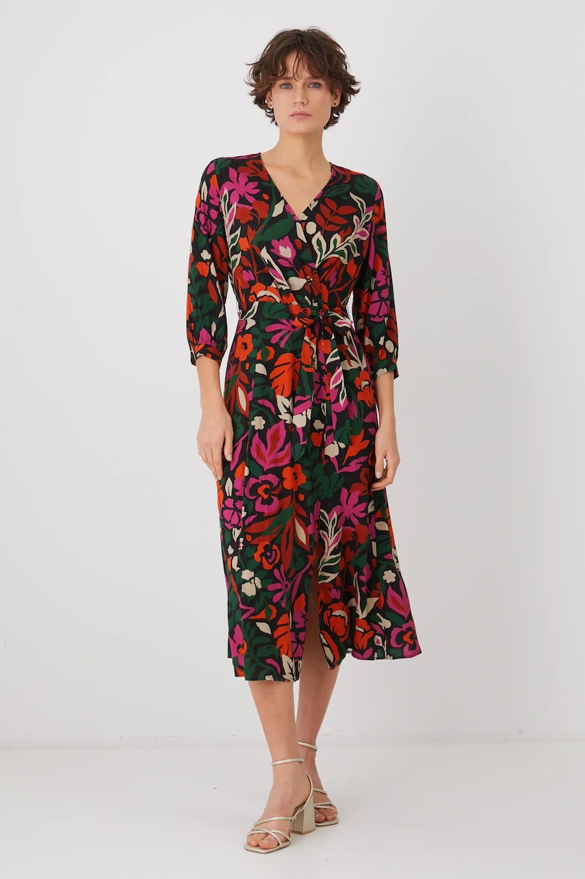 Medicine rochie midi, evazati