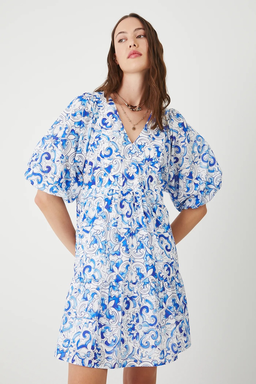 Платье Medicine цвет белый mini oversize