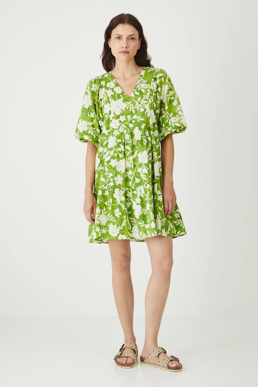 Платье Medicine цвет зелёный mini oversize