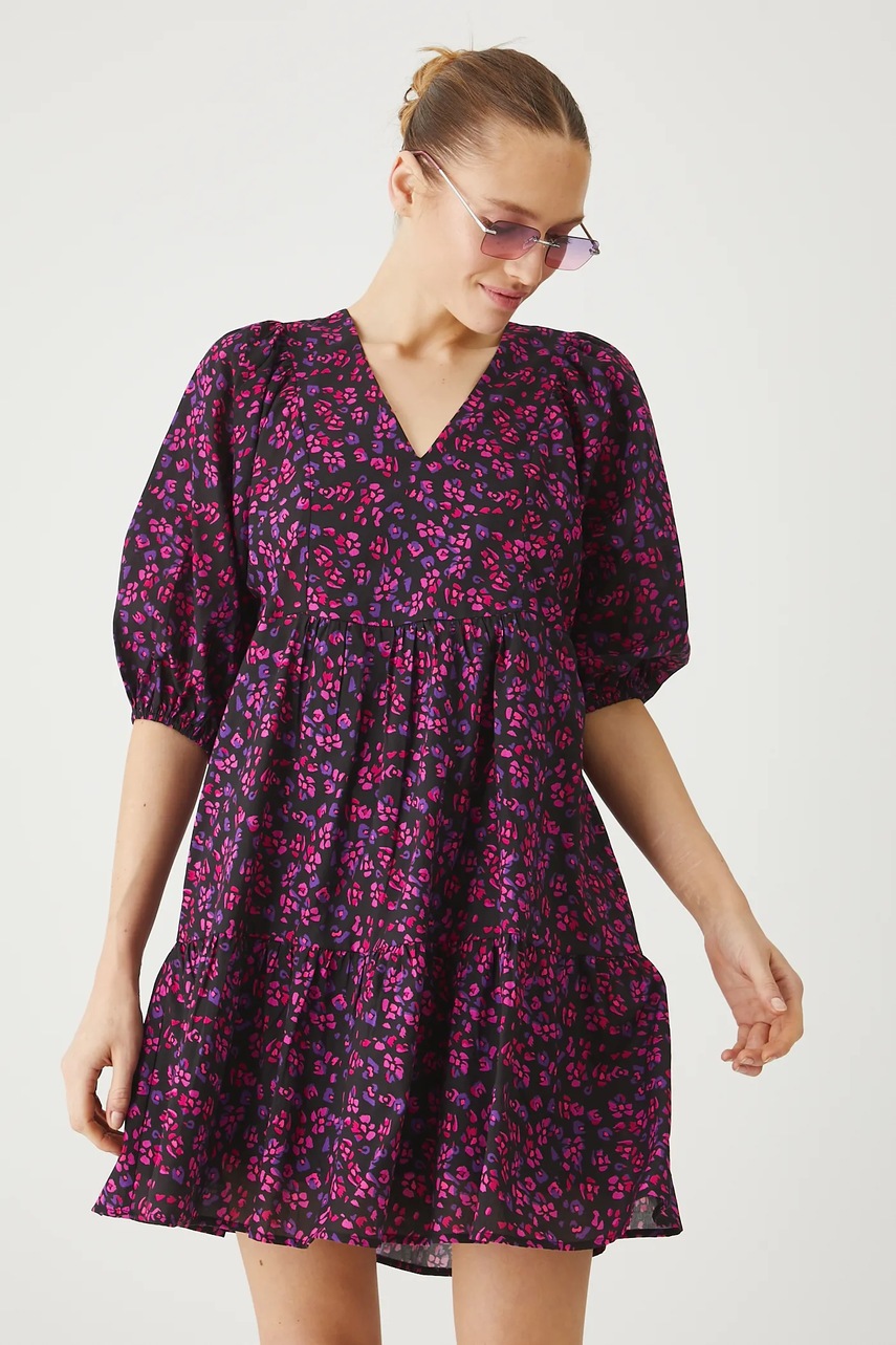 Платье Medicine цвет чёрный mini oversize