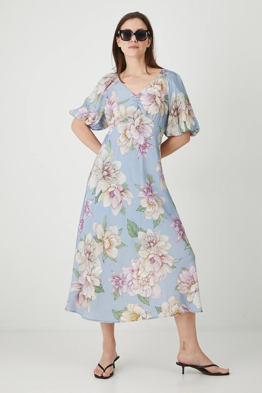 Medicine rochie midi, evazata