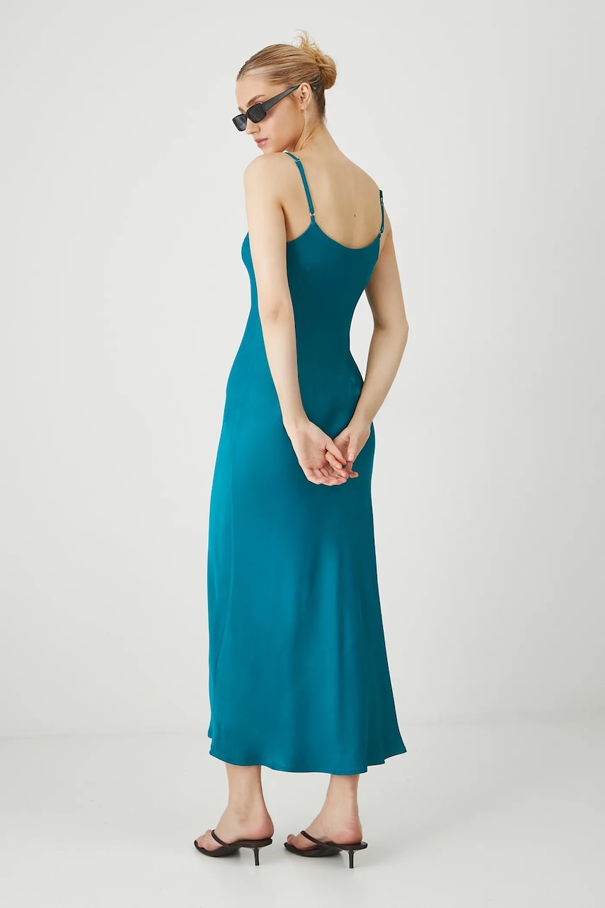 Medicine rochie culoarea verde, midi, mulata Medicine rochie culoarea verde, midi, mulata