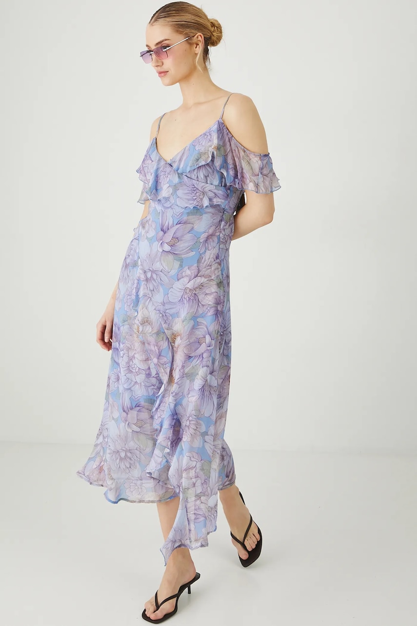 Medicine rochie midi, evazată