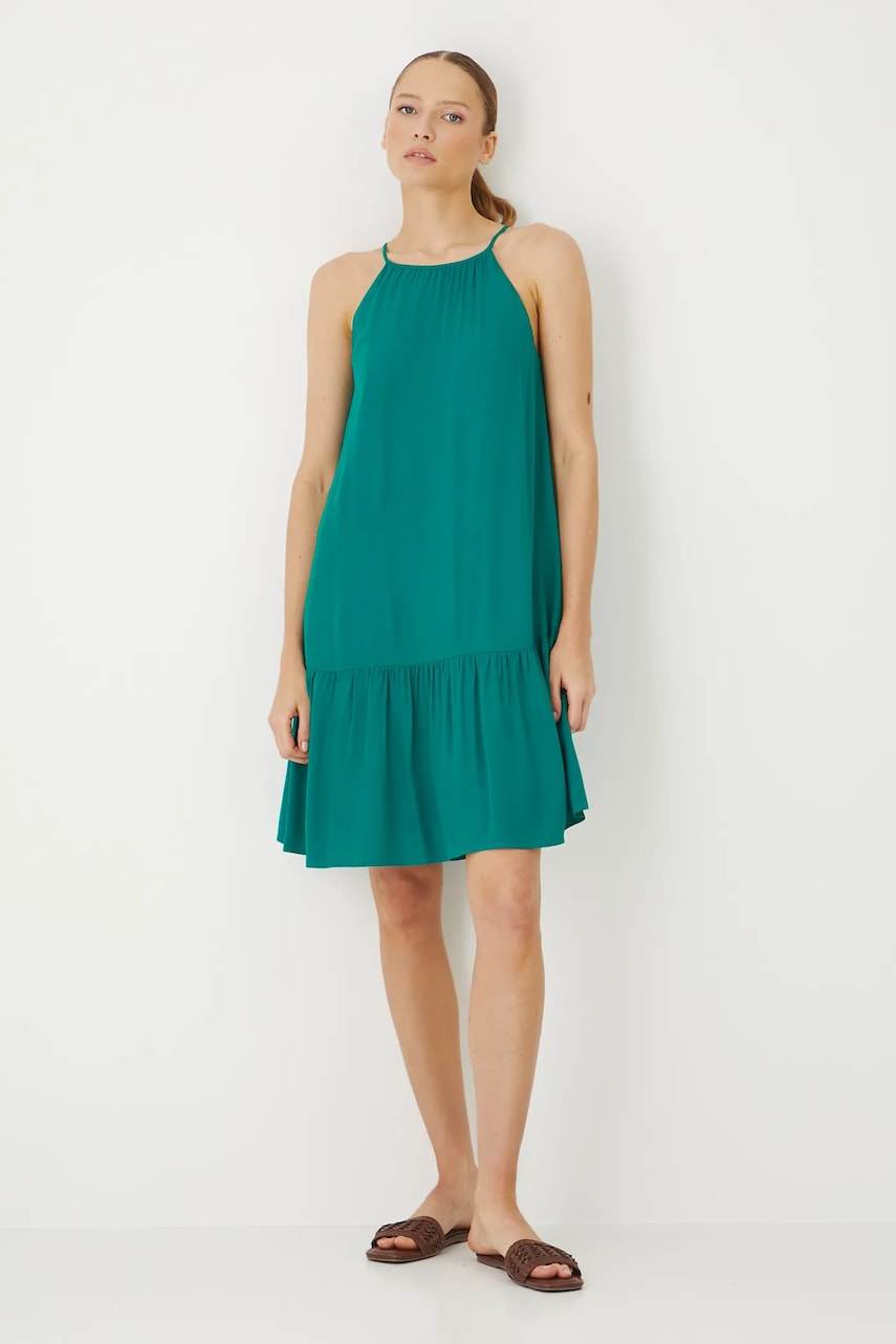 Medicine rochie culoarea verde, mini, oversize