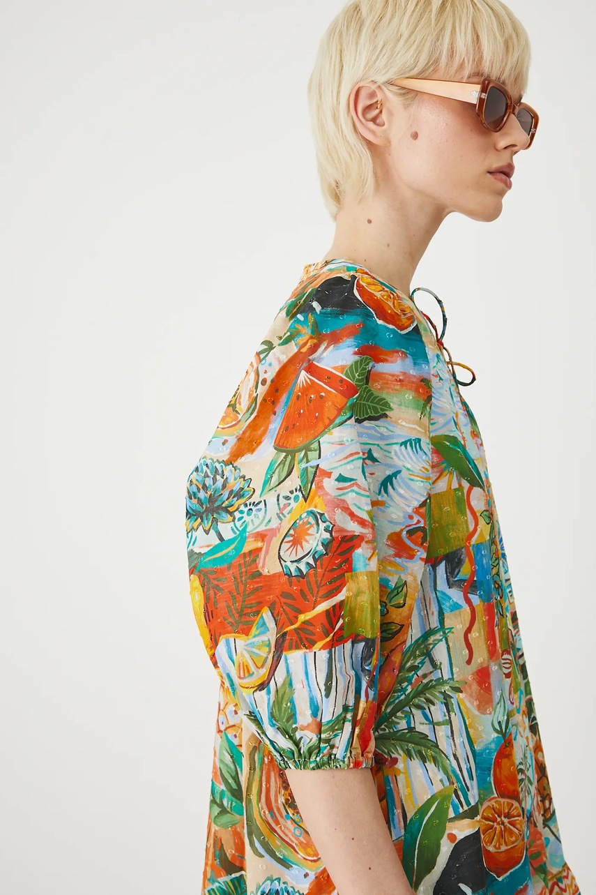 Bavlněné šaty Medicine (obrázek 6)