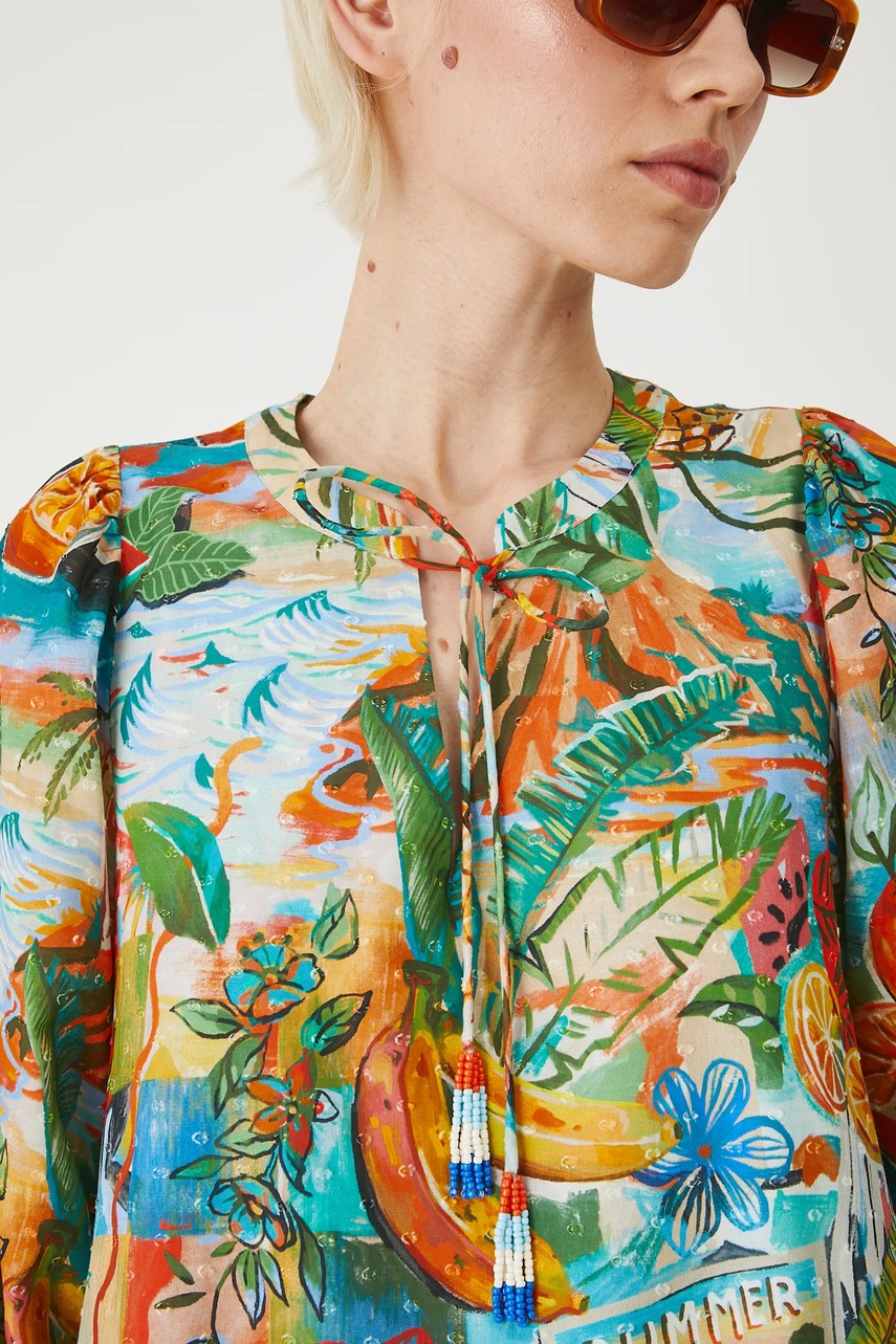 Bavlněné šaty Medicine (obrázek 7)