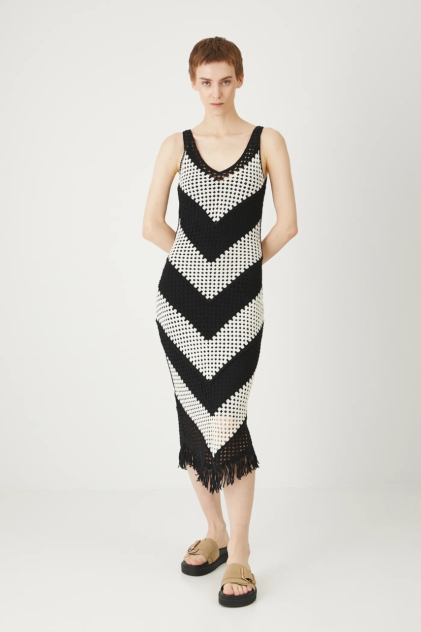 Хлопковое платье Medicine midi облегающее