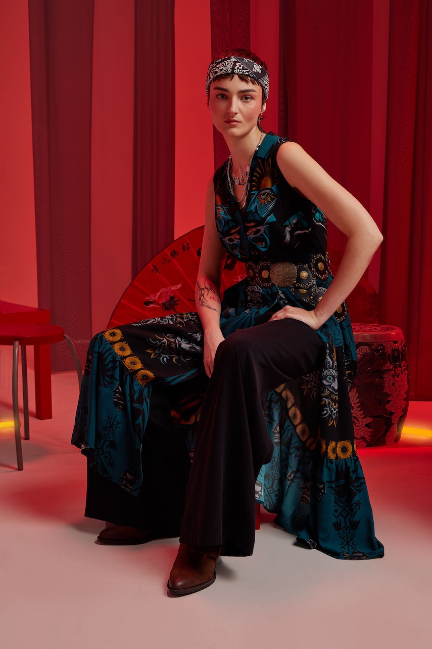 Medicine rochie midi, oversize