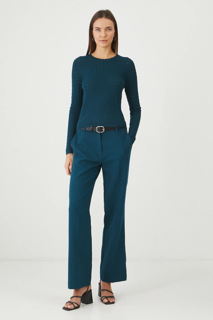 Свитер Medicine женский цвет бирюзовый лёгкий Свитер Medicine женский цвет бирюзовый лёгкий