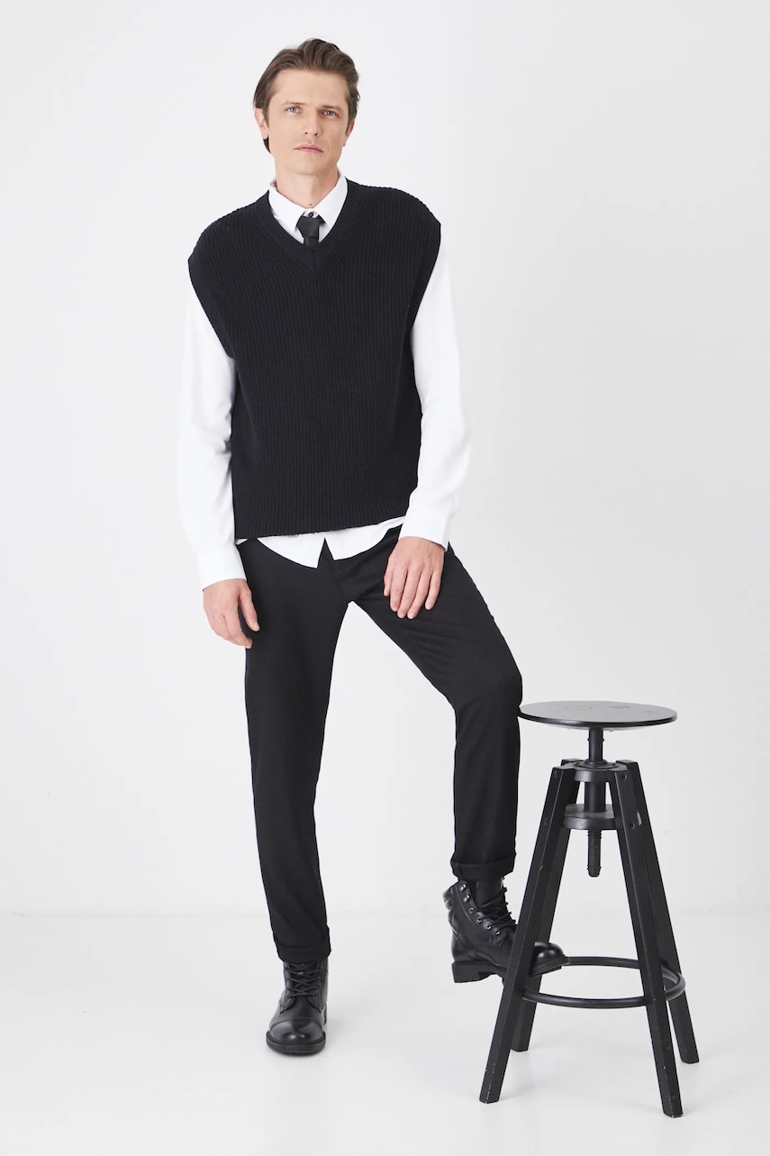 Medicine vestă din bumbac culoarea negru Medicine vestă din bumbac culoarea negru