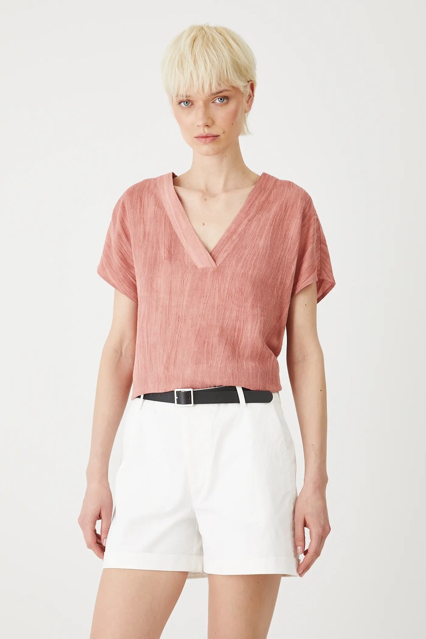 Шорты Medicine цвет белый однотонная средняя посадка