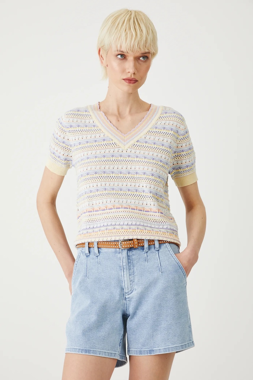 Джинсовые шорты Medicine однотонная высокая посадка