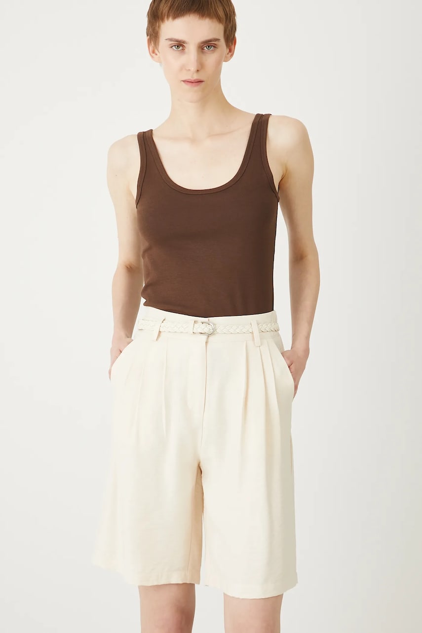 Levně Kraťasy Medicine dámské, béžová barva, high waist