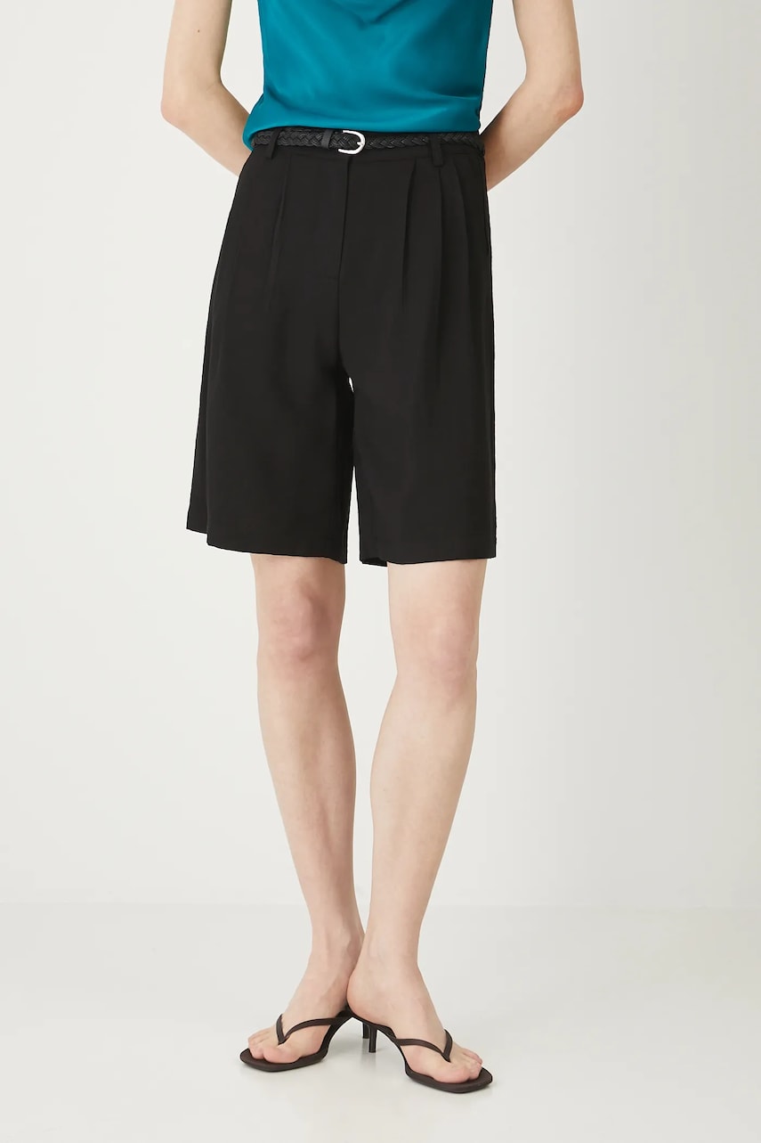 Levně Kraťasy Medicine dámské, černá barva, high waist