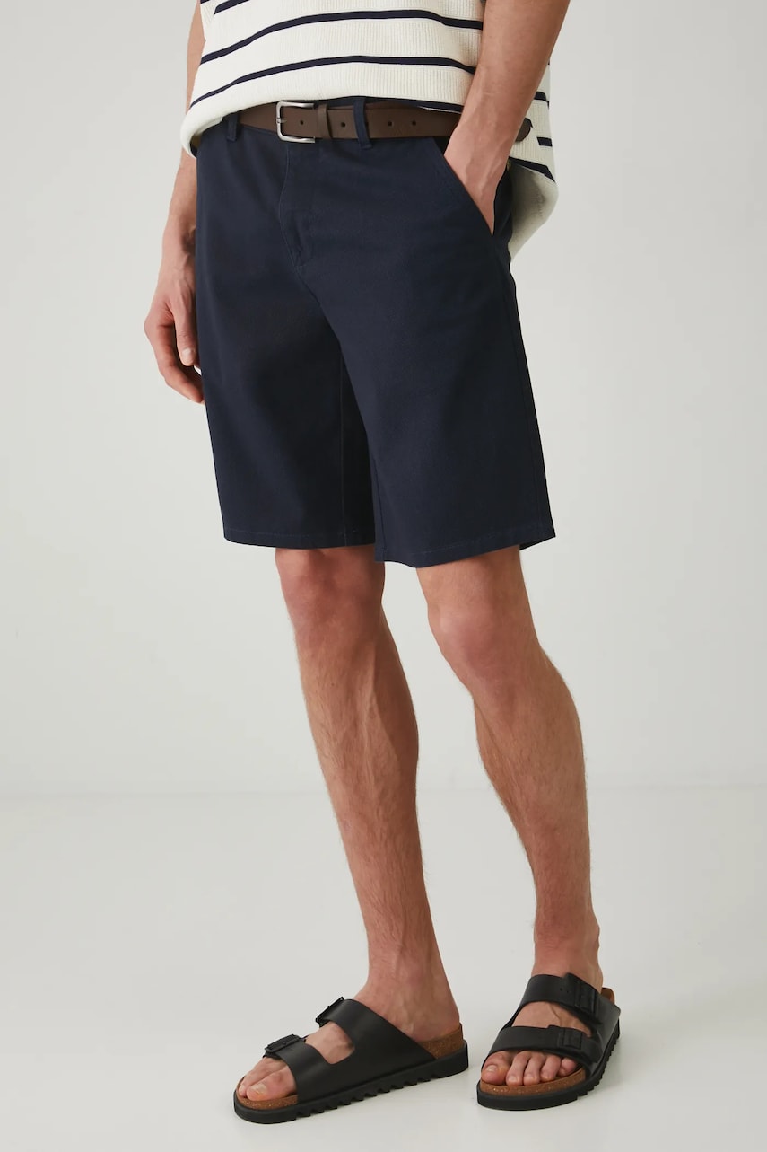 Medicine pantaloni scurti culoarea albastru marin