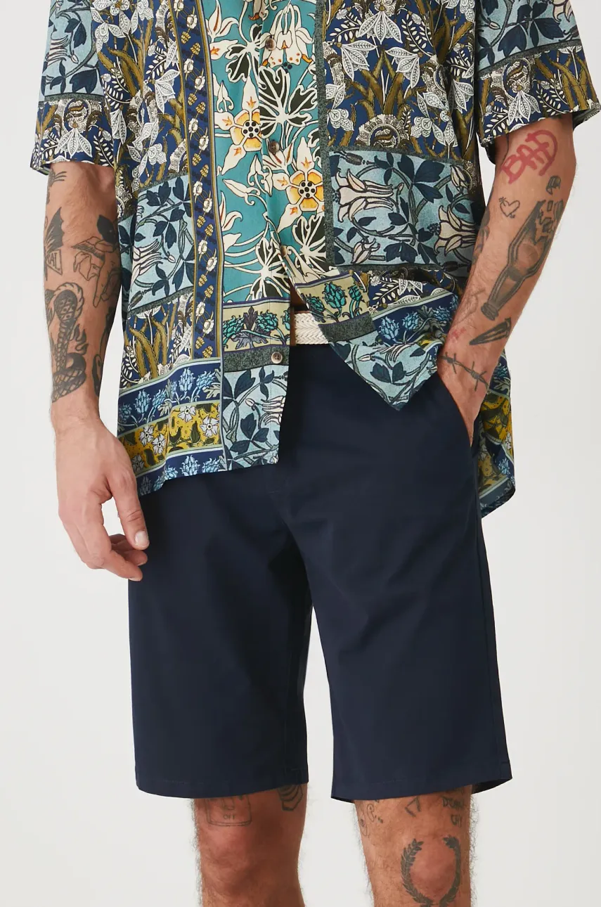 Medicine pantaloni scurti barbati, culoarea albastru marin