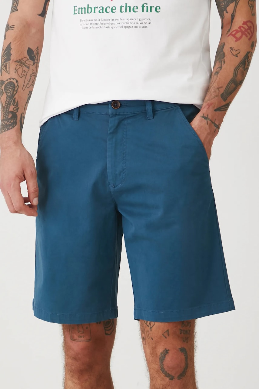 Medicine pantaloni scurti culoarea verde