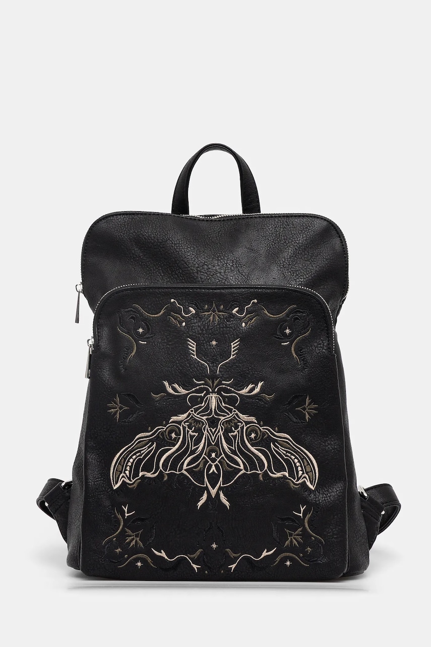 Medicine rucsac femei, culoarea negru, mare, cu imprimeu Medicine rucsac femei, culoarea negru, mare, cu imprimeu