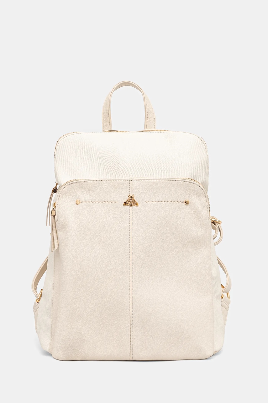 Medicine rucsac femei, culoarea alb, mare, neted