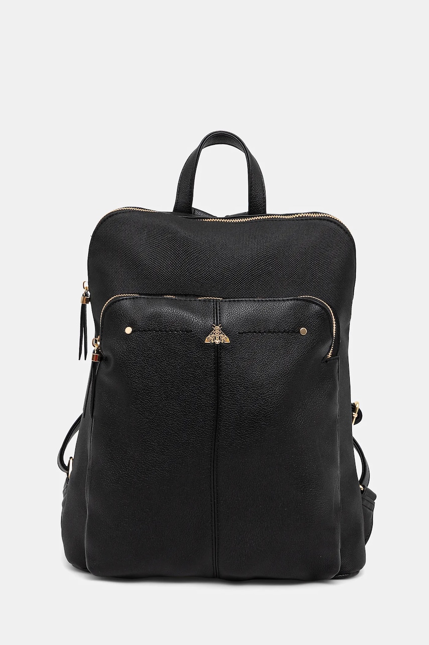 Medicine rucsac femei, culoarea negru, mare, neted
