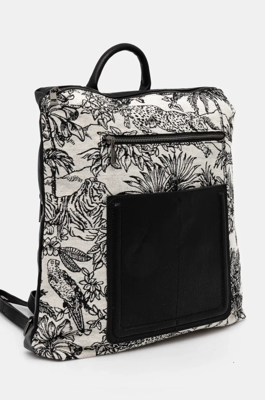 Рюкзак Medicine женский цвет чёрный большой узорный Рюкзак Medicine женский цвет чёрный большой узорный