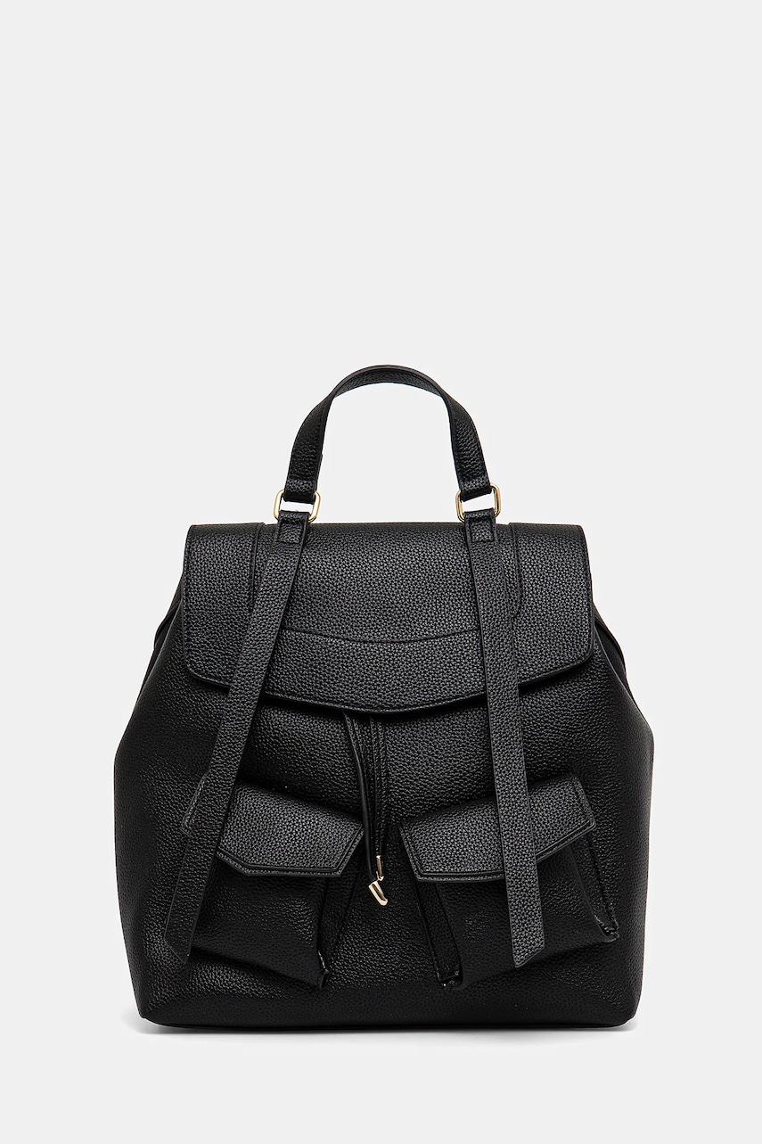 Medicine rucsac femei, culoarea negru, mare, neted