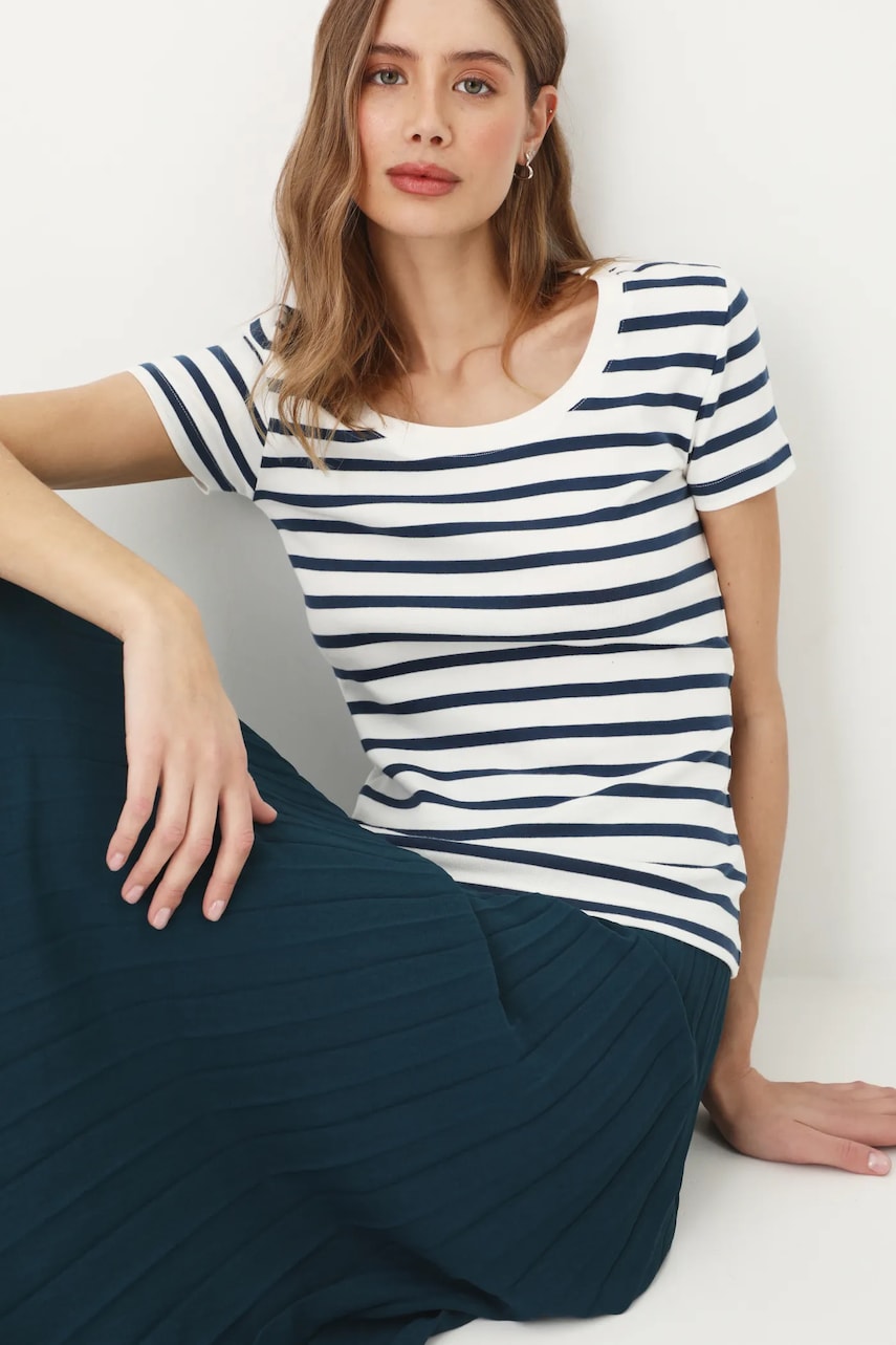 Medicine tricou din bumbac femei, culoarea alb