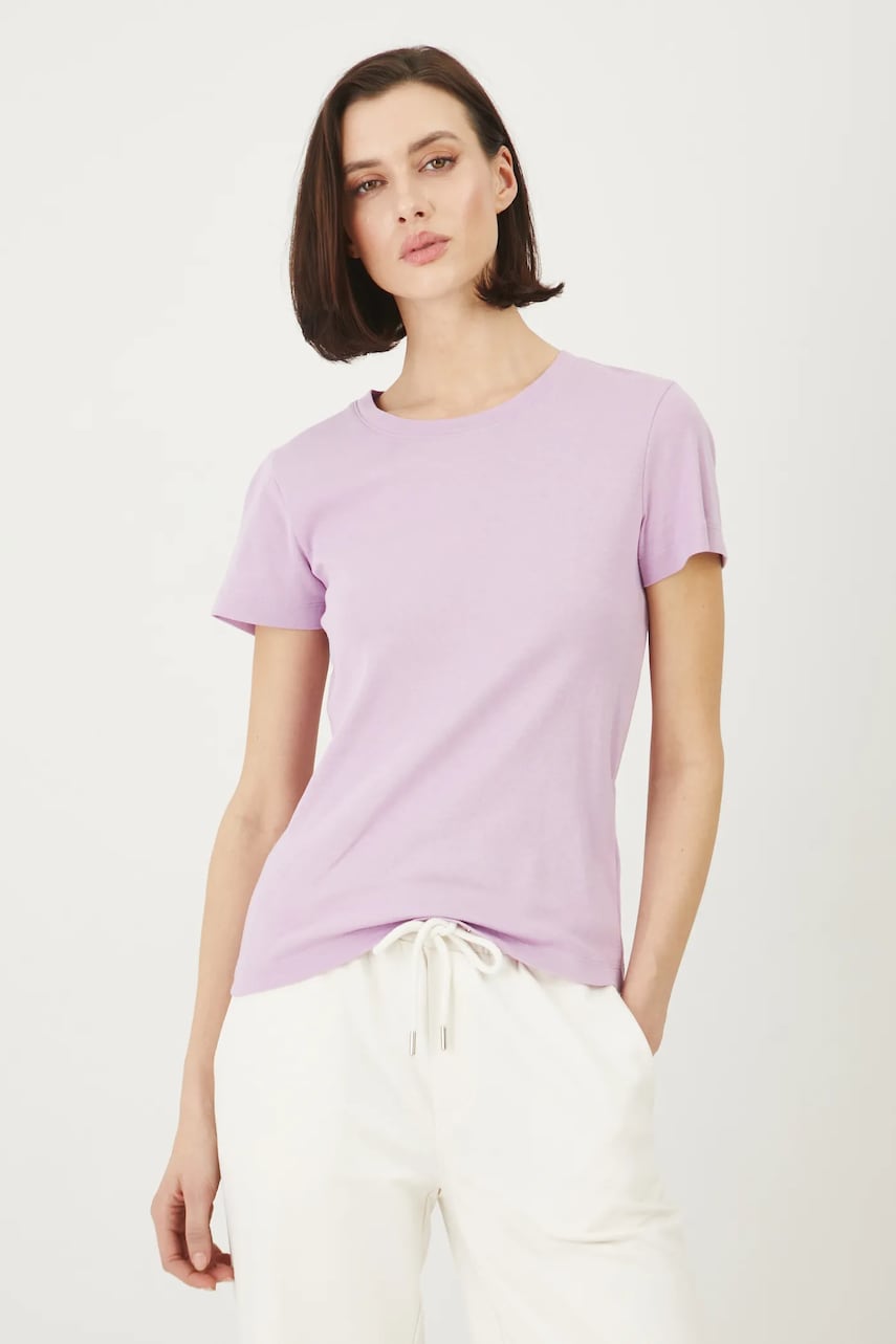 Medicine tricou din bumbac femei, culoarea violet