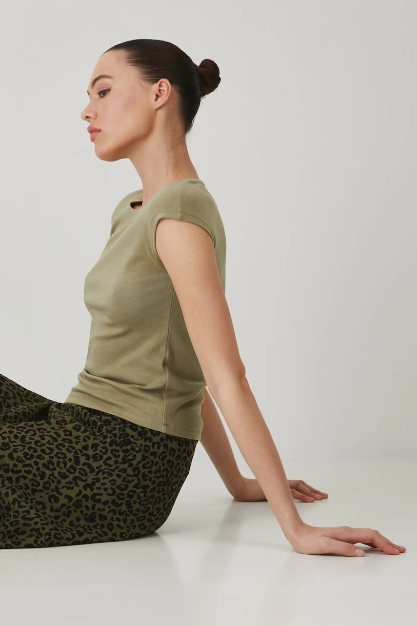 Medicine tricou femei, culoarea verde