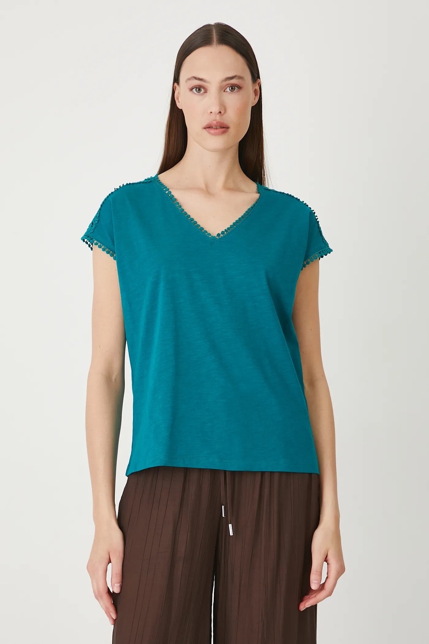 Medicine tricou din bumbac culoarea verde